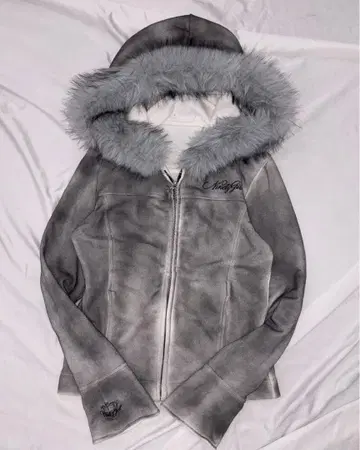 9090 girl Washed Zip Hoodie 퍼 M