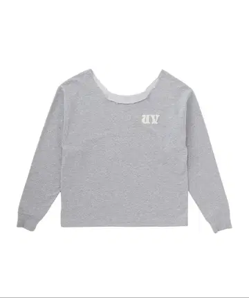 ACLENT 컷오프 원숄더 루즈 맨투맨