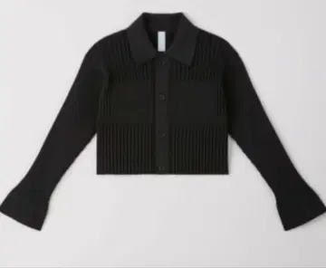 CFCL GLITTER CROPPED SHIRT CARDIGAN