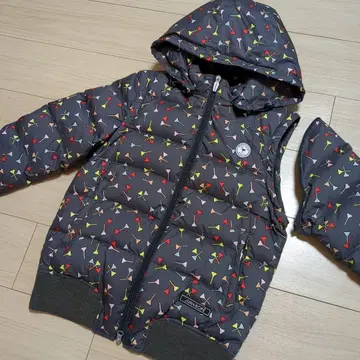 JUN&ROPE 후드 부착 다운 자켓