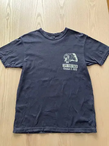 UES/웨스 TIPI CAMP 프린트T셔츠 차콜블랙