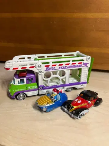 토미카 디즈니 파르츠 트랜스포머 버즈 라이트이어 미니카 세트