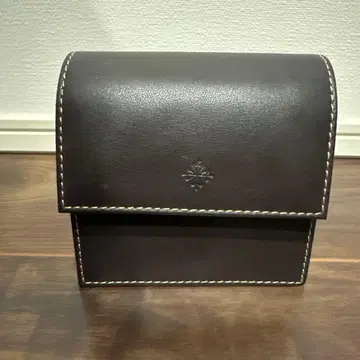 Patek Philippe 가죽 케이스 다크 브라운