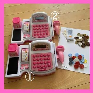 소꿉놀이 핑크 계산대 2점