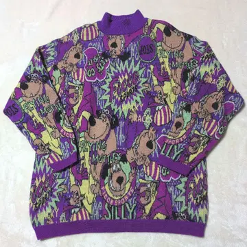 ficce 돈코니시 니트 켄켄 올 패턴 L