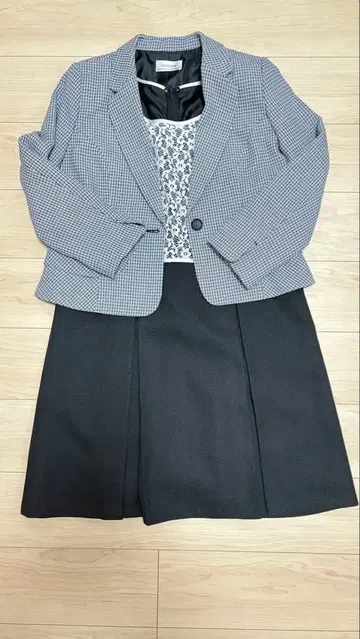 여성용 포멀 자켓 원피스 세트 15호