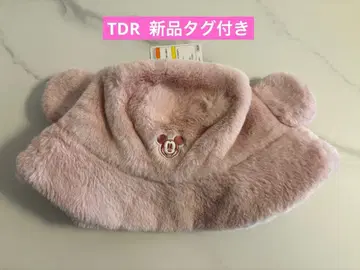 택 포함 새상품 디즈니 버킷햇 복슬복슬 핑크