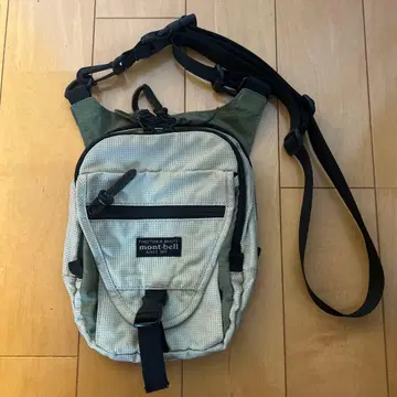 mont-bell 숄더백 사코슈 그레이/카키