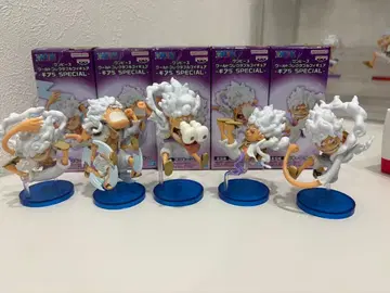 [ 초회판 ] 원피스 월드 컬렉션 니카 기어5 루피 피규어 보통 컬러