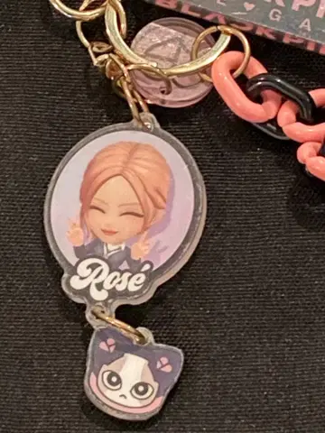 BLACKPINK 로제 THE GAME 키체인 키링