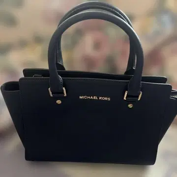미사용품 MICHAEL KORS 네이비 핸드백 2way