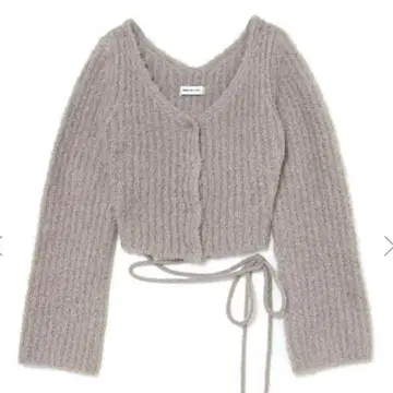 melt the lady string knit tops