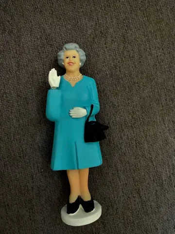 레어!! 엘리자베스 여왕 피규어 블루 상자 없음