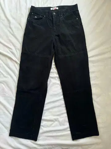 타미 진스 블랙 데님 코듀로이