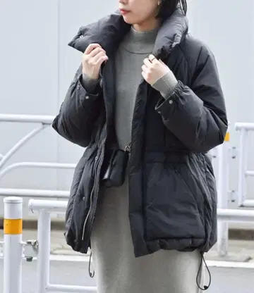 베이세스톡 B.C STOCK 스탠드 퍼피 다운 블랙 프리 사이즈