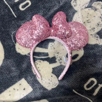 미니 핑크 머리띠