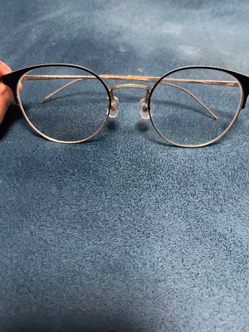 JINS 골드 라운드 안경