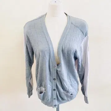 ESTNATION 그레이 긴팔 가디건 [ F226