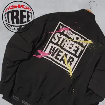J235@ VISION STREET WEAR 로고 스트 자켓