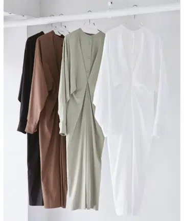 TODAYFUL 프론트 턱 셔츠 드레스