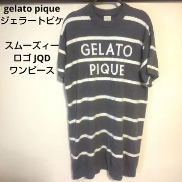 gelato pique 스무디 로고 자카드 원피스