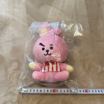BTS 쿠키 봉제 인형 핑크 높이 약 20cm