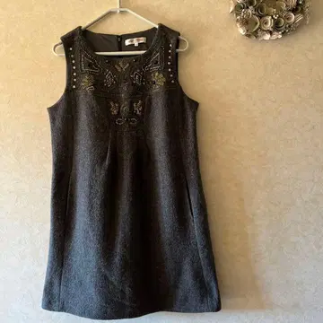 Super Beauty 오버롤 스커트 42 그레이