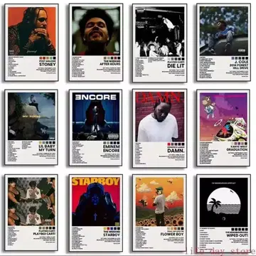 해외 앨범 포스터 코튼 캔버스 아트 프린트 인테리어