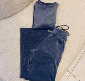 UNIQLO 룸웨어 S사이즈 긴팔 롱 바지 블루