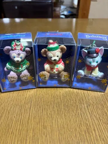 디즈니 Duffy 크리스마스 오너먼트 세트