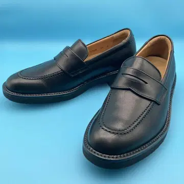 [ 미사용 ] 리갈 REGAL WALKER 코인 로퍼 24cm 블랙 가죽