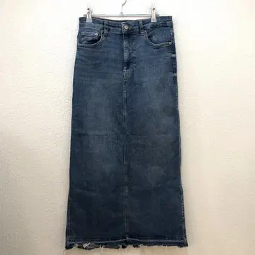 ZARA 자라 스트레치 데님 펜슬 스커트 [ M ]