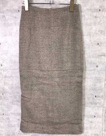 UNITED ARROWS 트레디셔널 모드 트위드 타이트 롱 스커트