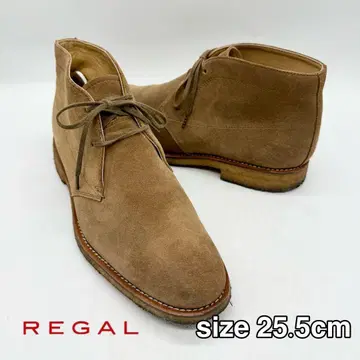 REGAL 리걸 처카 부츠 스웨이드 베이지 51GR 25.5cm