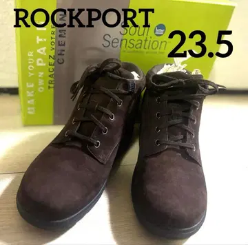 rockport 브라운 스웨이드 부츠 23.5cm