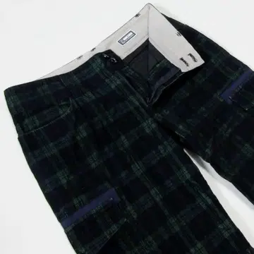 조이(ZOY) 여성용 골프 코듀로이 체크 하프 팬츠 사이즈 36