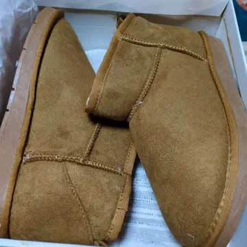 카멜색 스웨이드 부츠 3L