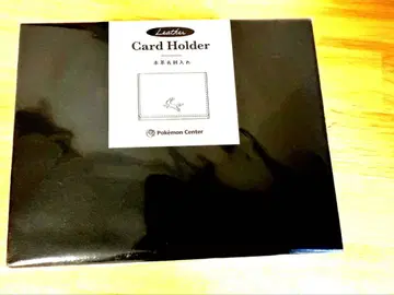 천연 가죽 명함지갑 블래키 포켓몬스터