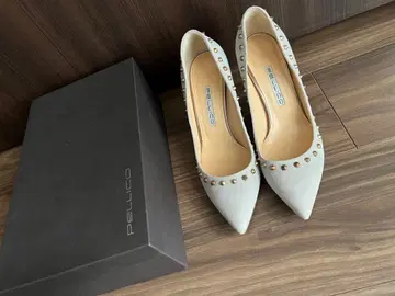 [ 새상품급 ] PELLICO ANDREA 펌프스 스터드 그레이 37