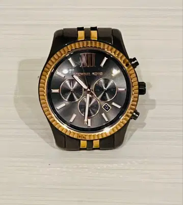 MICHAEL KORS 크로노그래프 손목시계 블랙/골드