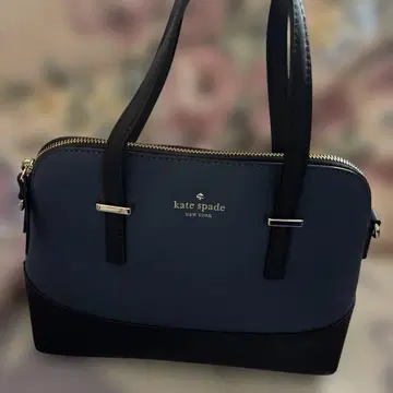 미사용품 kate spade 네이비 블랙 핸드백 2way