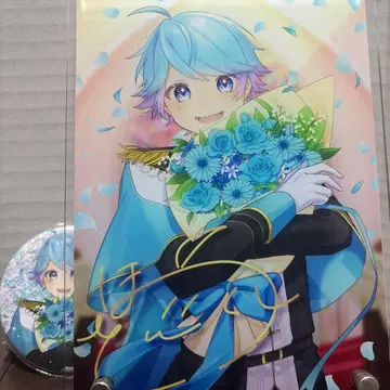 이레이스 이무 -hotoke- 기념 캔뱃지 아크릴 스탠드 세트