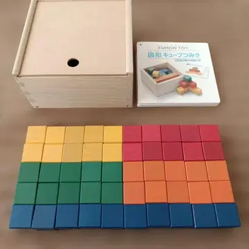 KUMON TOY 도형 큐브 쌓기 놀이
