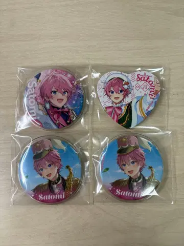 스토푸리 사토미 군 캔뱃지 4개 세트