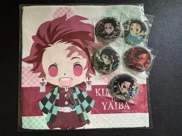 귀멸의 칼날 카마도 탄지로 제비뽑기 캔뱃지 극세사 타월 5