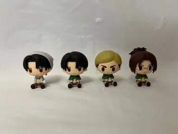 제일복권 진격의 거인 ~벽 바깥의 세계~ I상 쵸코놋코 피규어 4종 세트