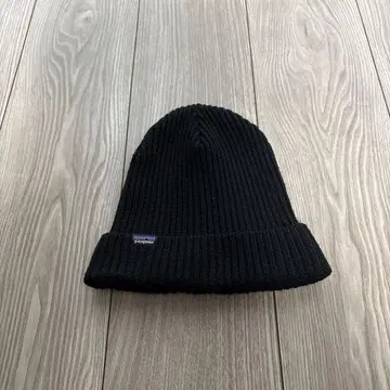 patagonia 블랙 니트 모자