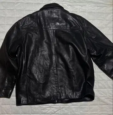 claiborne 램스킨 블랙 가죽 자켓