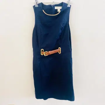 MICHAEL KORS 네이비 슬리브리스 원피스 [ F228
