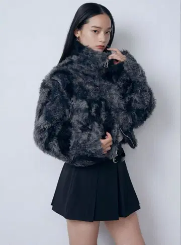 EMODA 싱글 미니 보아 블루종